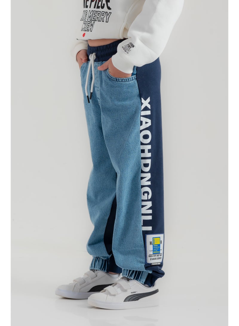 سي إن جينز وير كيدز بنطلون أولادي XIAOHDNGNLI - Image 1